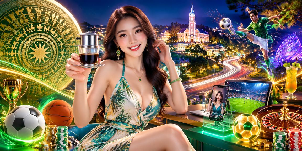 Người dùng Đà Lạt trải nghiệm cá cược trực tuyến tại quán cà phê với không khí mát mẻ se lạnh
