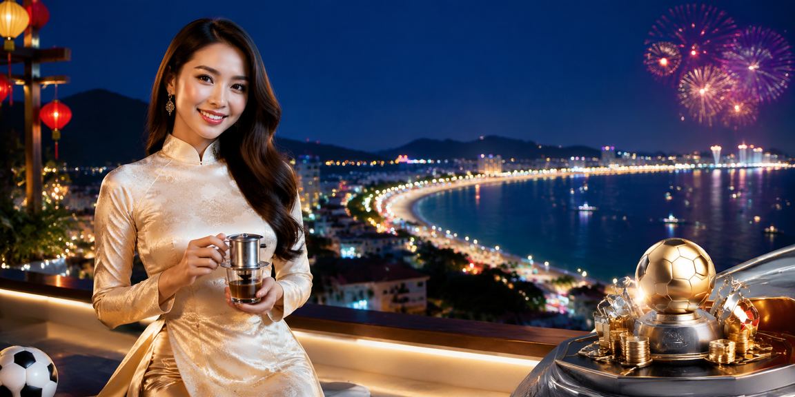 Người hâm mộ bóng đá tại Nha Trang theo dõi trận đấu và đặt cược trong bộ áo dài truyền thống