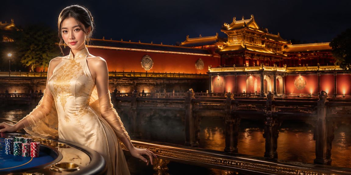 Không khí casino Việt Nam với ánh đèn lung linh và màn hình cá cược trực tuyến